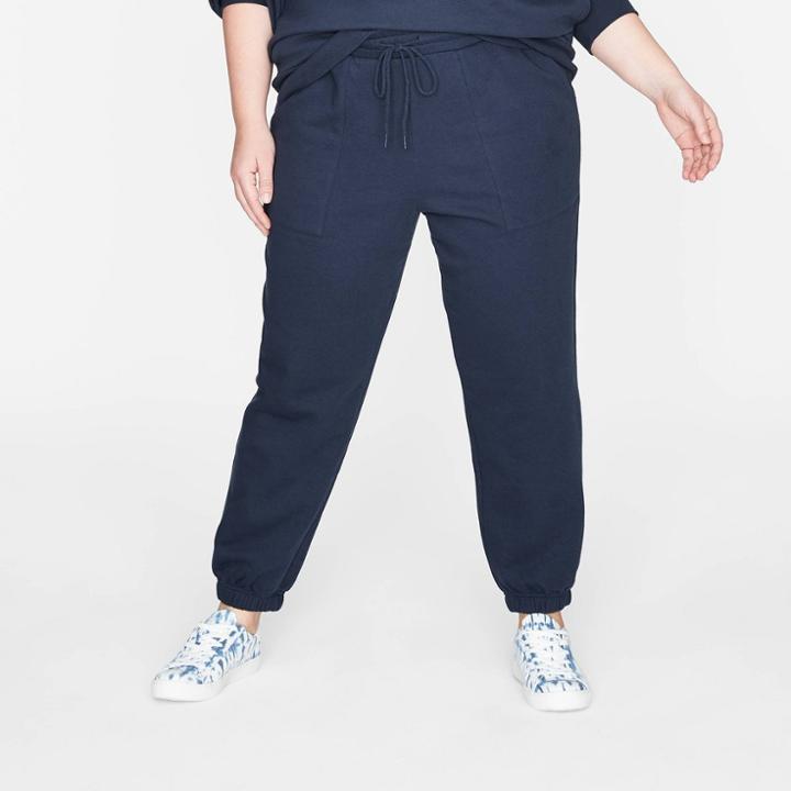 Women's Plus Size High-rise Utility Jogger Pants - Universal Thread Dark Navy