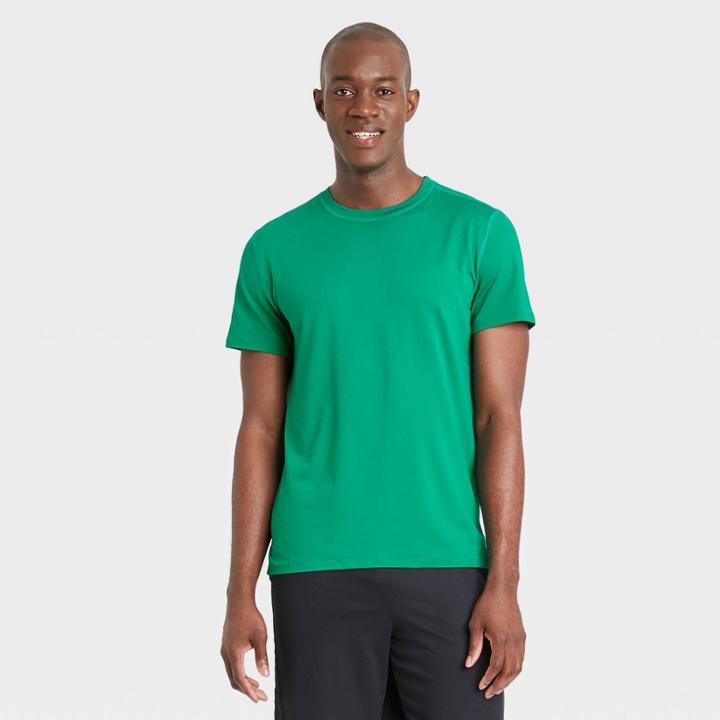 Men's Short Sleeve Performance T-shirt - All In Motion Bright Green