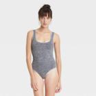 Women's Seamless Bodysuit - Colsie Heather Gray