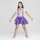 Girls' Nickelodeon Jojo's Closet Flip Sequin Short Sleeve T-shirt - Light Pink