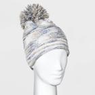 Women's Spacedye Pom Beanie - Universal Thread Gray