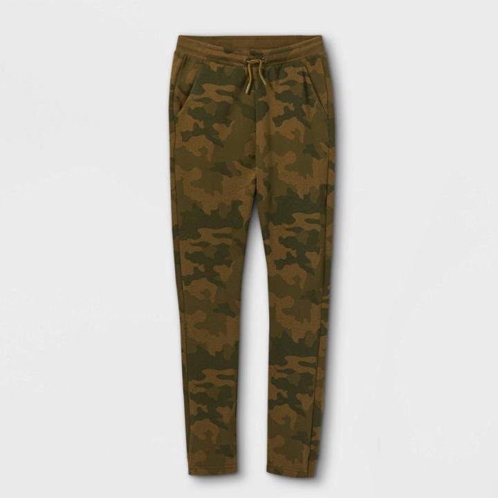 Boys' Fleece Joggers - All In Motion Green