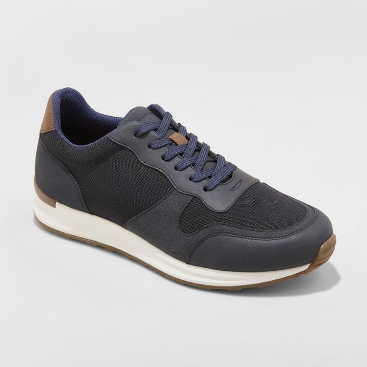 Men's Grant Retro Jogger Sneakers - Goodfellow & Co Navy