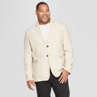 Men's Big & Tall Standard Fit Blazer - Goodfellow & Co Light Taupe