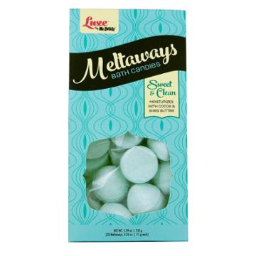 Luxe Melt-a-ways Cocoa & Shea Butter Bath Candies - Sweet & Clean