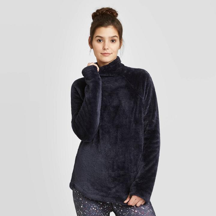 Women's High Pile Pullover - Joylab Navy Xs, Women's, Blue