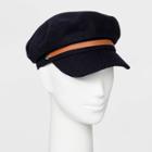 Women's Newsboy Hat - Universal Thread Navy, Size:
