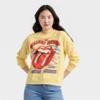 Women's The Rolling Stones Voodoo Lounge Graphic Sweatshirt - Yellow