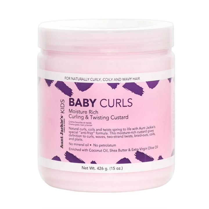 Aunt Jackie's Kids Baby Curls Curling & Twisting Custard - 15oz, Adult Unisex