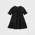 Women's Plus Size Balloon Short Sleeve Dress - Who What Wear Black 1x, Women's,