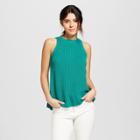Women's Envelope Back Sweater Tank Top - Universal Thread Green