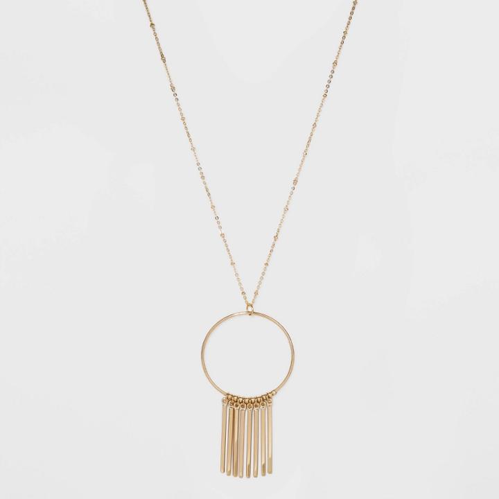 Bars With Pendant Necklace - A New Day Gold