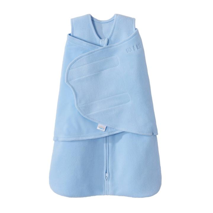 Halo Innovations Sleepsack Micro-fleece Swaddle Wrap - Baby Blue Newborn