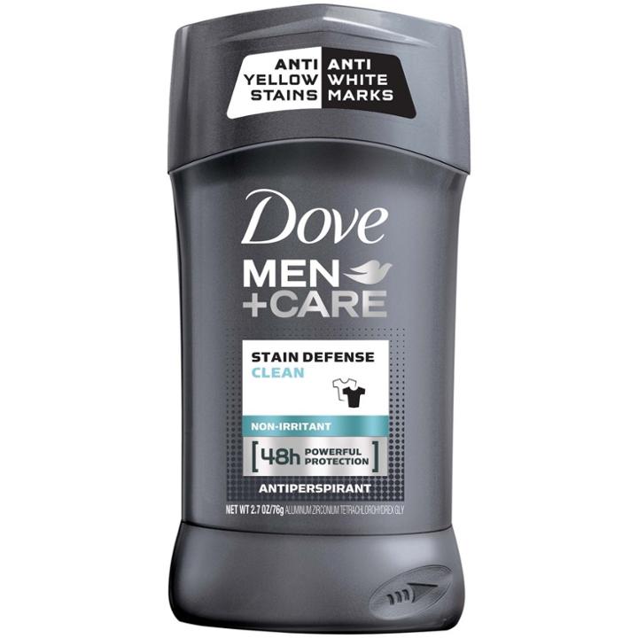 Dove Men+care Stain Defense Antiperspirant Deodorant Stick Clean