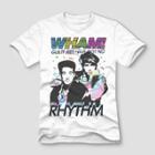 C-life Men's Wham! Short Sleeve Graphic T-shirt - White