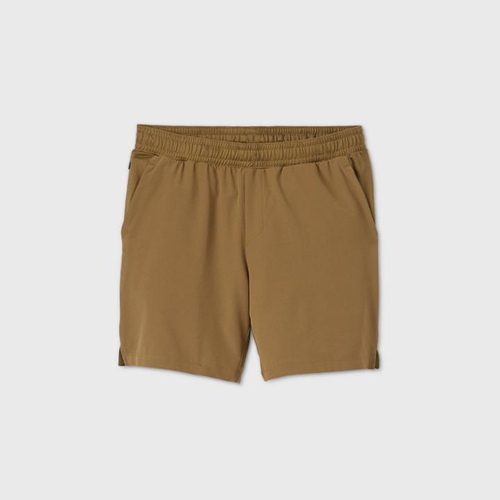 Men's Knit To Woven Shorts - All In Motion Olive Green
