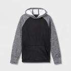 Boys' Tech Fleece Hooded Sweatshirt - All In Motion Black