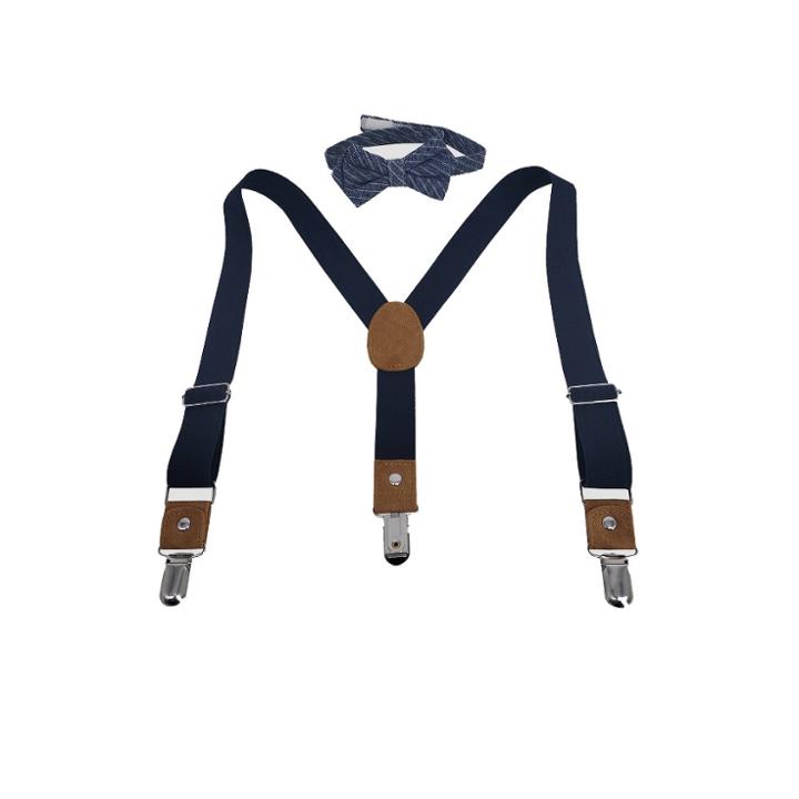 Toddler Boys' Suspender Set - Cat & Jack , White