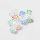 Smiley Flower Icon Claw Hair Clip - Wild Fable Clear/green