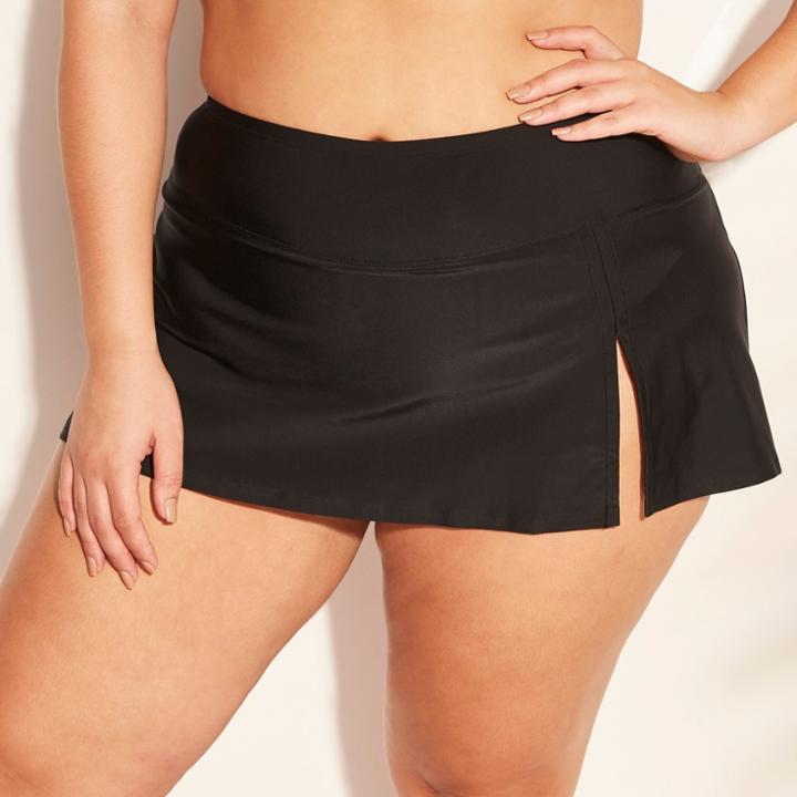 Kona Sol Women's Plus Size Swim Skirtini - Kona