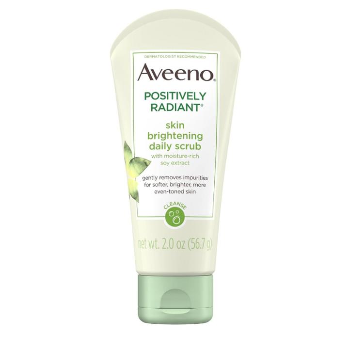 Aveeno Positively Radiant Skin Brightening Exfoliating Face Scrub - 2oz, Adult Unisex