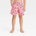 Boys' Dino Swim Trunks - Cat & Jack Pink