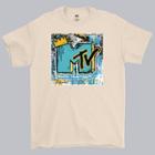 Men's Mtv Short Sleeve Graphic T-shirt - Beige