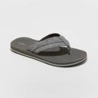 Men's Fred Flip Flop Sandals - Goodfellow & Co Black