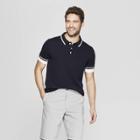 Men's Standard Fit Short Sleeve Sweater Polo Shirt - Goodfellow & Co Navy (blue)