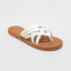 Women's Josephine Wide Width Multi Strap Sandals - Universal Thread White
