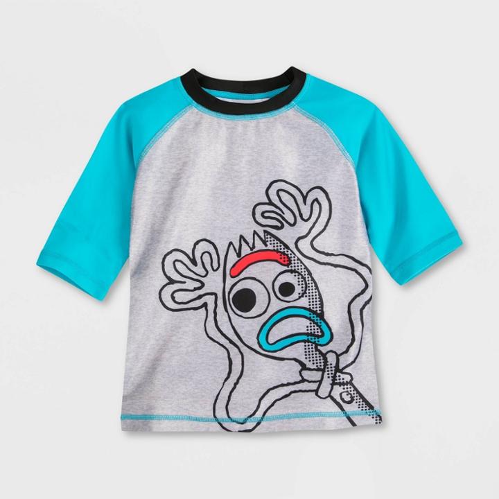 Boys' Disney Toy Story Rash Guard - Blue 3 - Disney