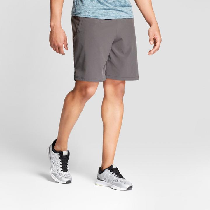 Men's 9 Inch Running Shorts - C9 Champion Railroad Gray M,