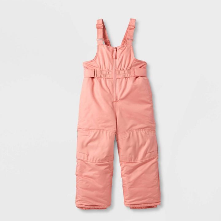 Toddler Girls' Snow Play Bib - Cat & Jack Coral Pink