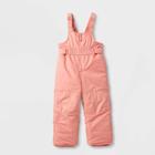 Toddler Girls' Snow Play Bib - Cat & Jack Coral Pink