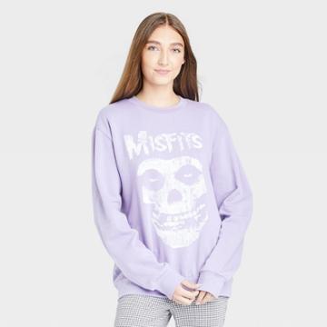 Merch Traffic Women's Misfits Graphic Sweatshirt - Purple