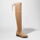 Women's Sidney Wide Width & Calf Over The Knee Boots - A New Day Taupe