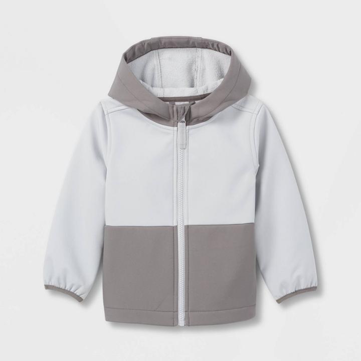 Toddler Long Sleeve Softshell Jacket - Cat & Jack Gray