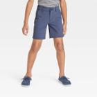 Boys' Quick Dry Flat Front 'at The Knee' Chino Shorts - Cat & Jack Blue