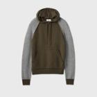 Men's Colorblock Regular Fit Hooded Sweater - Goodfellow & Co Olive