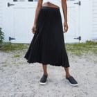 Women's Pleated Skirt- A New Day Black
