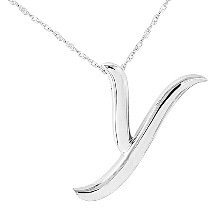 Target Women's Sterling Silver Alphabet 'y' Pendant,