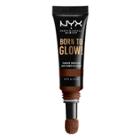 Nyx Professional Makeup Born To Glow Radiant Concealer - Deep Walnut - 0.17 Fl Oz, Deep Brown