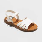 Girls' Lillian Ankle Strap Sandals - Cat & Jack White