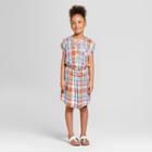 Girls' Plaid Woven Dress - Cat & Jack Xxl,