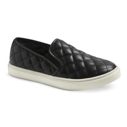 Women's Mossimo Supply Co. Dedra Quilted Slip-on - Black