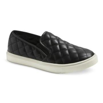 Women's Mossimo Supply Co. Dedra Quilted Slip-on - Black
