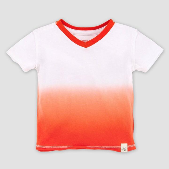 Burt's Bees Baby Baby Boys' Organic Cotton Dip Dye T-shirt - Orange