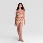 Women's Floral One Piece Swimsuit - Genuine Kids From Oshkosh Yellow