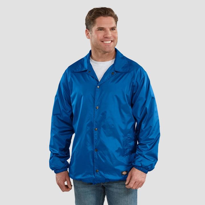 Dickies Men's Long Sleeve Bomber Jackets - Royal Blue