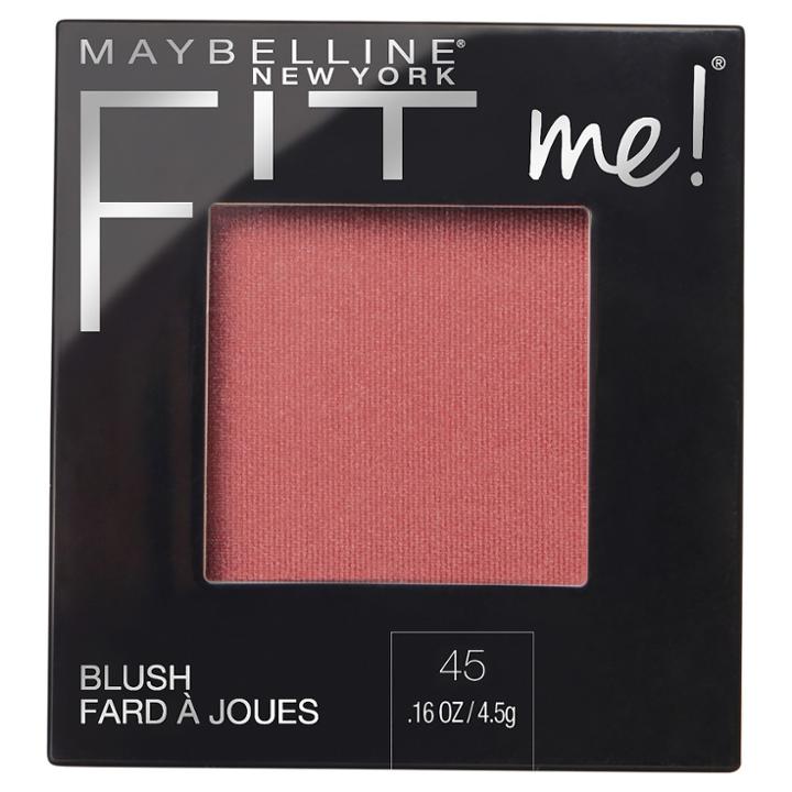 Maybelline Fitme Blush 45 Plum - 0.16oz, Purple